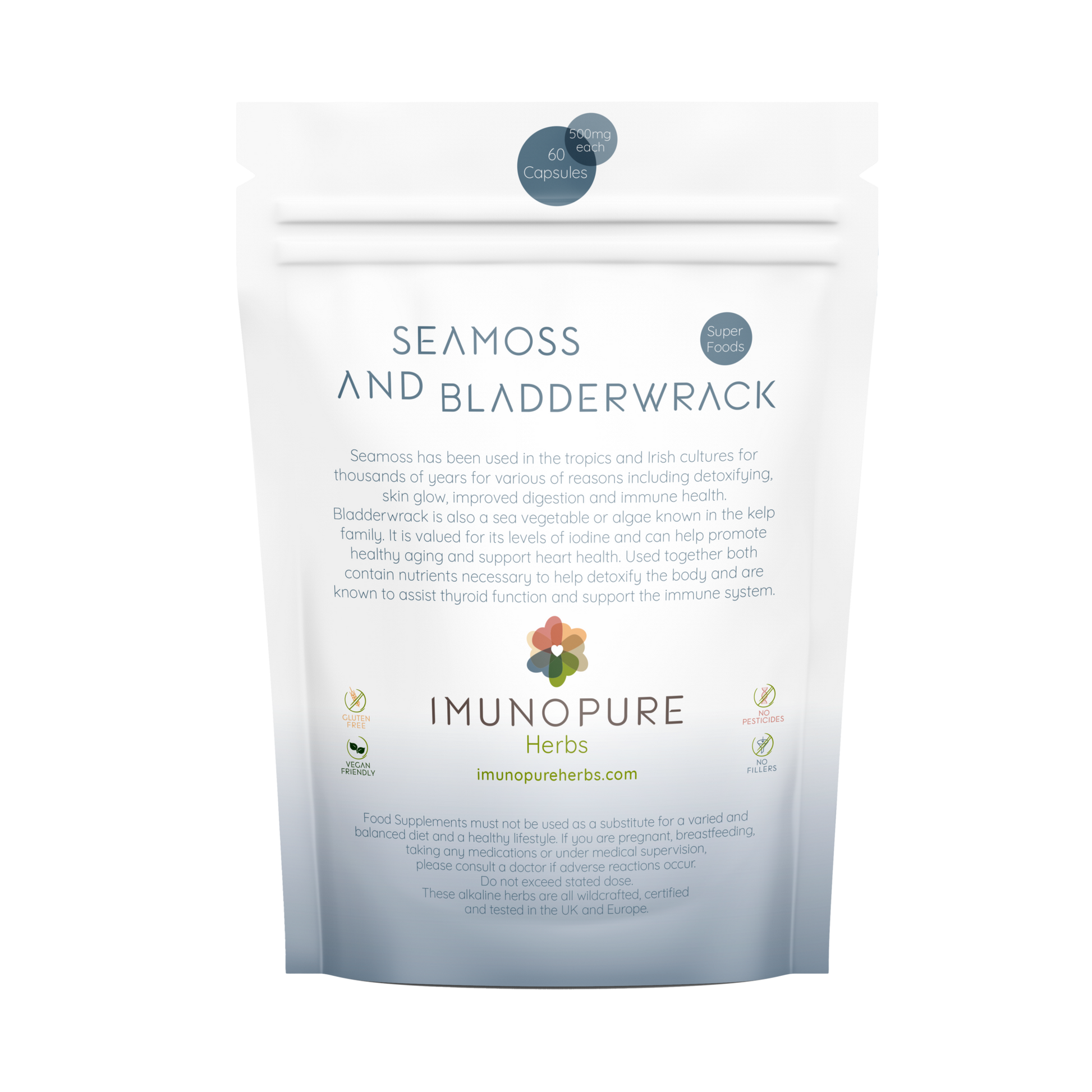 Seamoss and Bladderwrack Thyroid Health, Detox, and Iodine